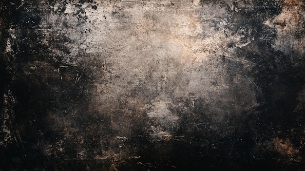 Photo dark grunge texture background on distressed wall