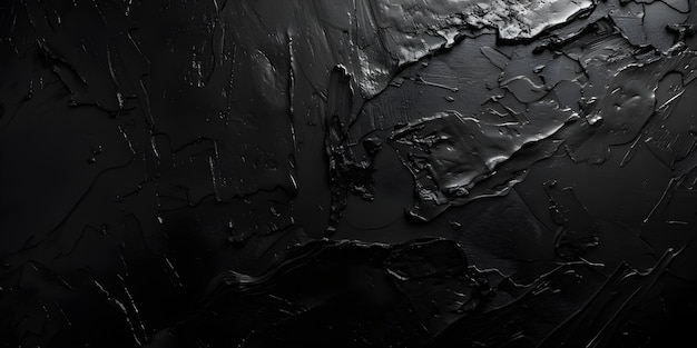 Dark Grunge Textured Background in Black with Dark Tones Ai Generated