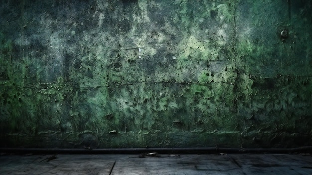 Dark grungy green texture cement abstract textures