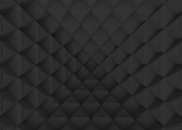 dark illusion style of triangle pattern wall background.