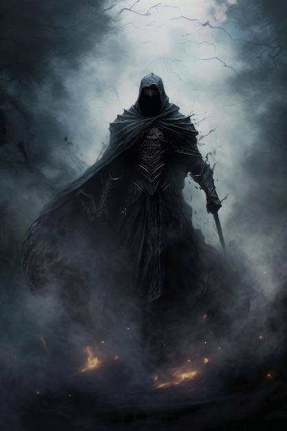 The dark knight of death by the dark tower