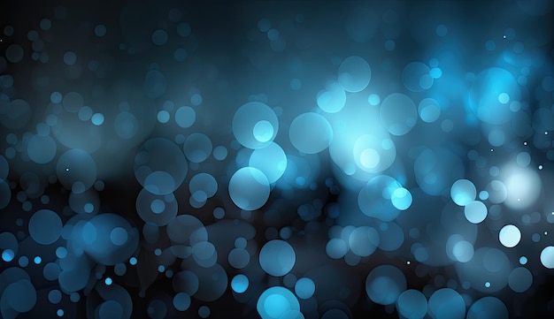 Dark and light blue blurred bokeh background for graphic design