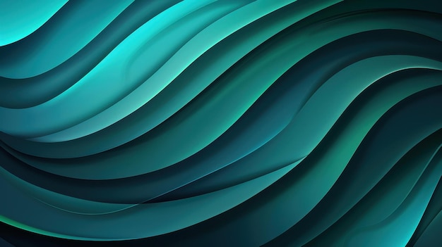 Dark matte background with petrolcolored gradient for design Bright metallic shades contrast