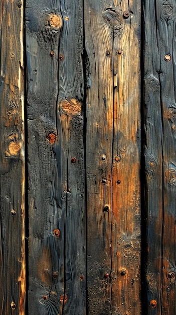 Dark old wooden background texture boards top view