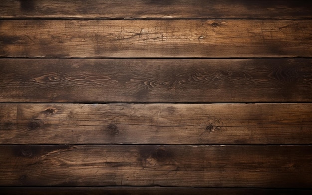 Dark old wooden table empty texture background