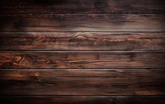 Dark old wooden table empty texture background