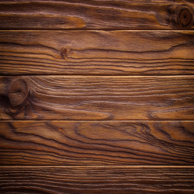 Dark old wooden table texture background top view