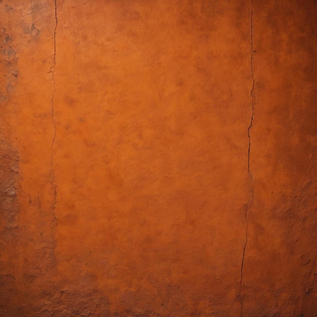 Dark orange color with an old grunge wall concrete texture as a background