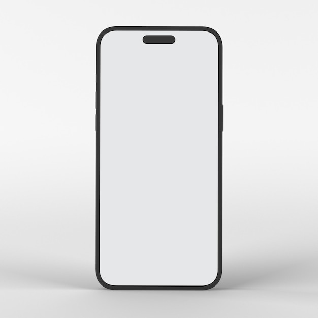 Dark Phone Pro 14 Front Side Isolated In White Background