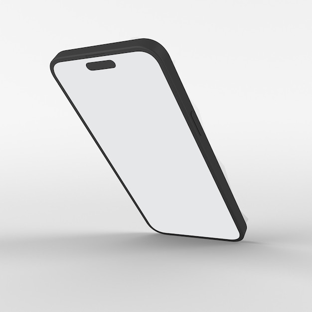 Dark Phone Pro 14 Right View Isolated In White Background