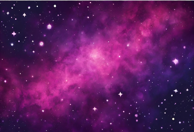 Dark pink and purple galaxy patterned background version 4