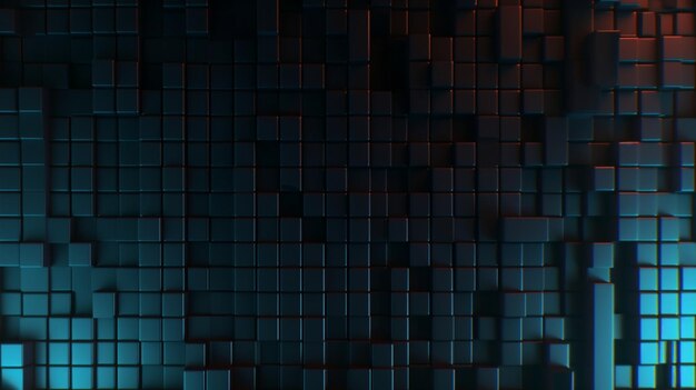 Dark pixels texture futuristic background