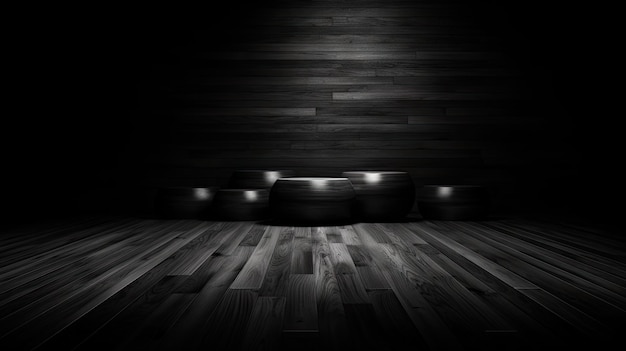 dark podium background for product display