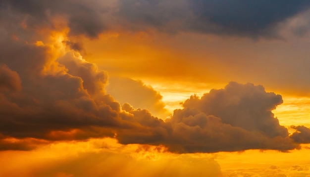 dark red background Dramatic fiery bloody sky Fantastic golden sunset background