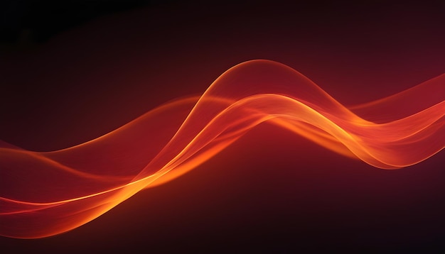 Dark red and orange blurry colors waves gradient background wallpaper