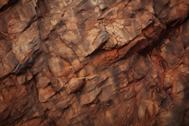 Dark red orange brown rock texture with cracks Closeup Rough mountain surface Stone granite back