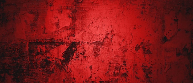 Dark red Wall Texture Background Halloween background scary Red and Black grunge background with scratches