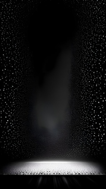 A dark space illustration background