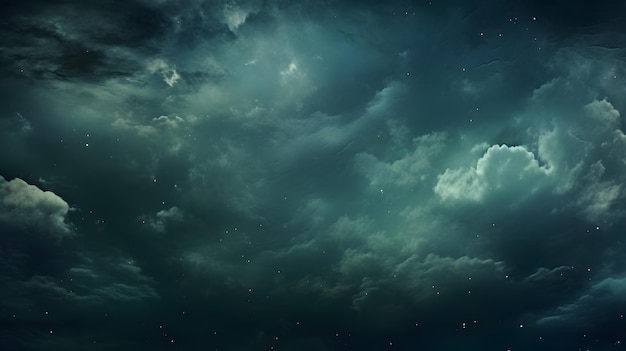 dark teal cloudy sky night skies with clouds