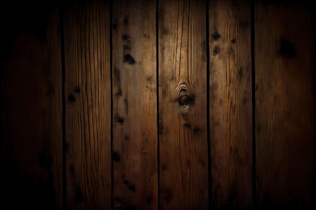 Dark walnut timber with old plank wood markings