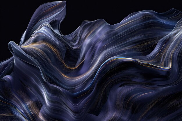 Dark wavy for wallpaper design