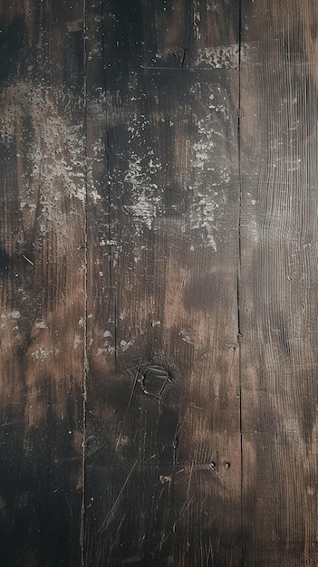 Photo a dark wood paneled wall with a hole in the middle