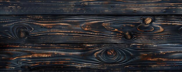 Photo dark wood texture background panorama generative ai