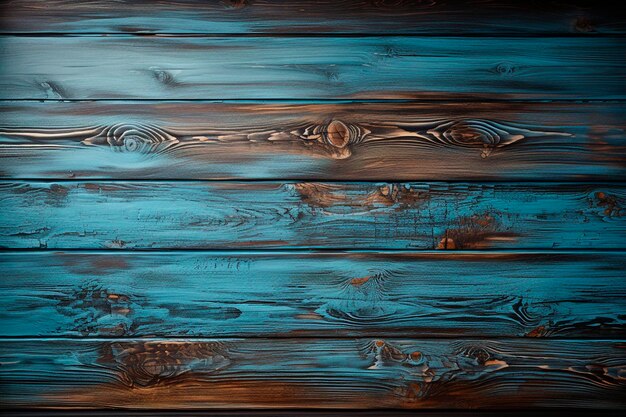 Dark wooden background with blue planks