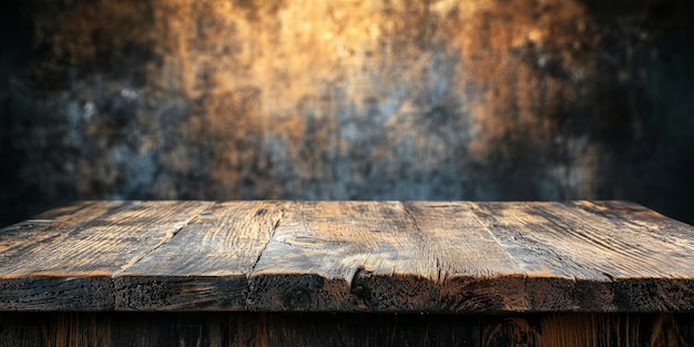 Photo dark wooden table textured background