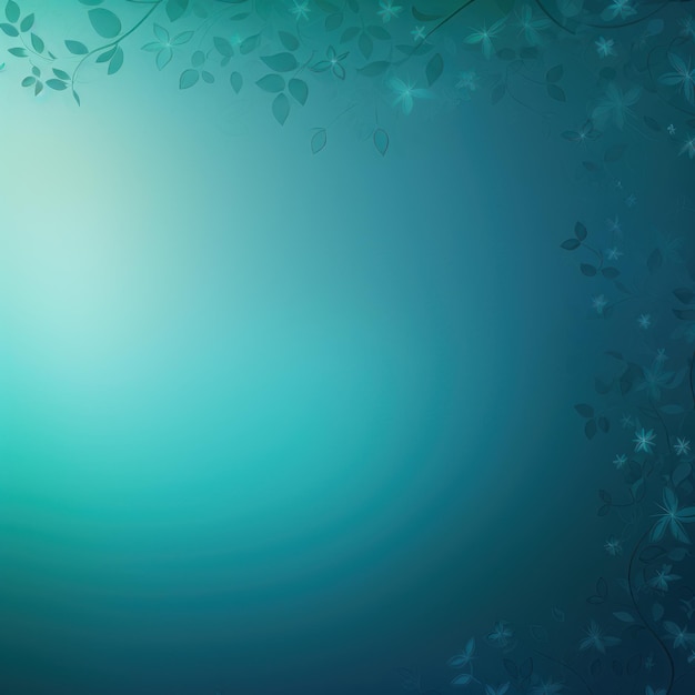 Darkcyan soft pastel gradient modern background with a thin barely noticeable floral ornament background pattern Job ID 5a0e5e92a05947259ffda505d6c66fac