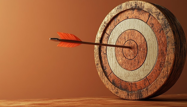 a dart board with arrows on it and a dart board on the left side