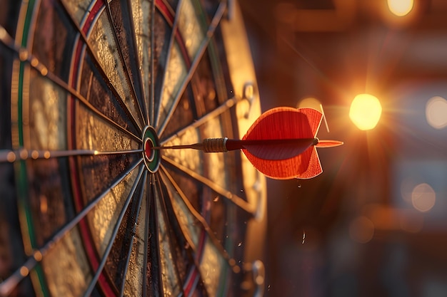 a dart board with a red dartboard with the word dart on it