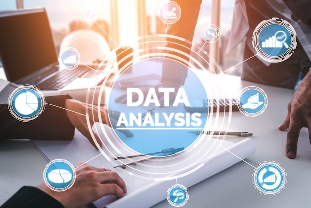 Data Analysis for Business and Finance Concept