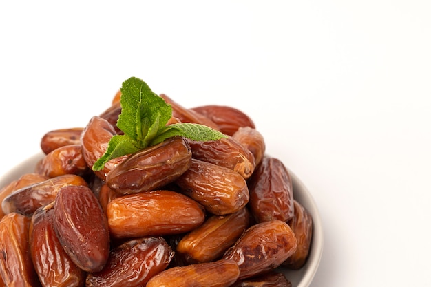 Dates fruits,with mint for Ramadan