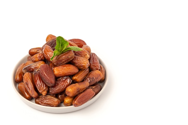 Dates fruits,with mint for Ramadan