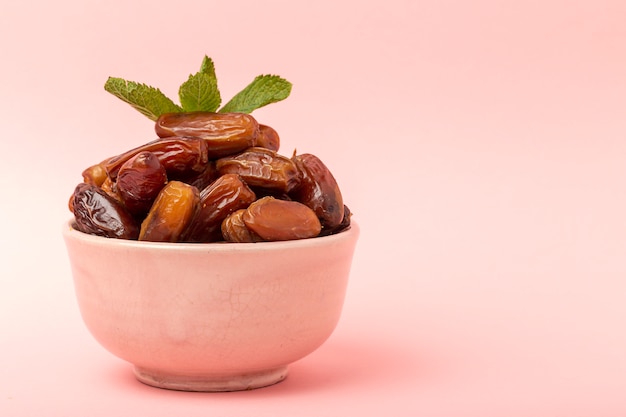 Dates fruits,with mint for Ramadan