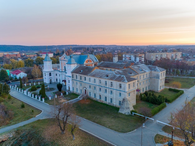 Dawn from a height in the city of IzyaslavxA