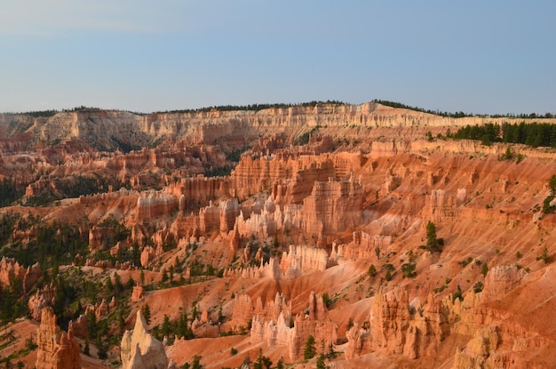 Photo dawn gifts orange shades to stone at bryce canyon