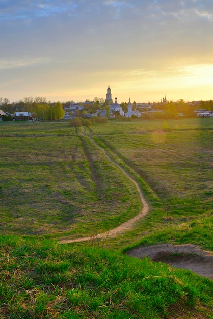 Dawn at the old town