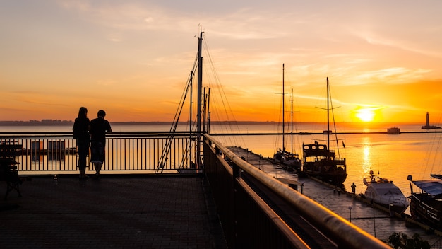 Dawn in the Seaport