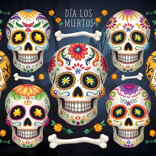 Day Of The Dead Background