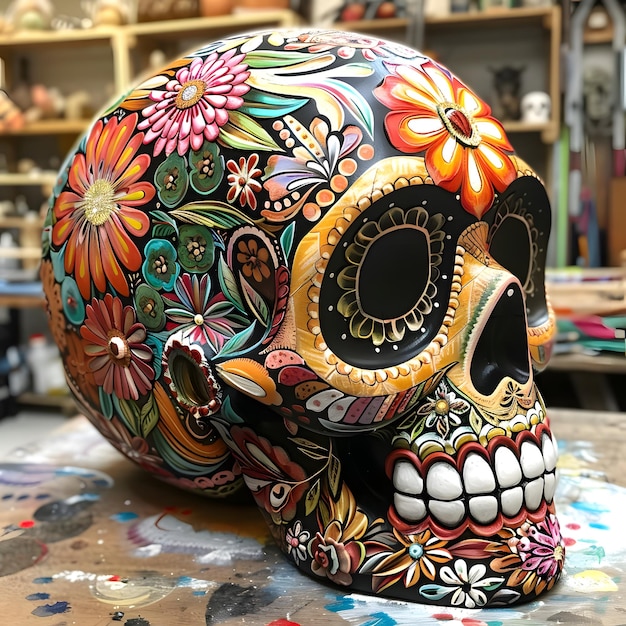 Day of the Dead Da de los Muertos Mexican holiday altars ofrendas sugar skulls calaveras mar