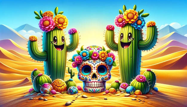 Day of the Dead in the desert