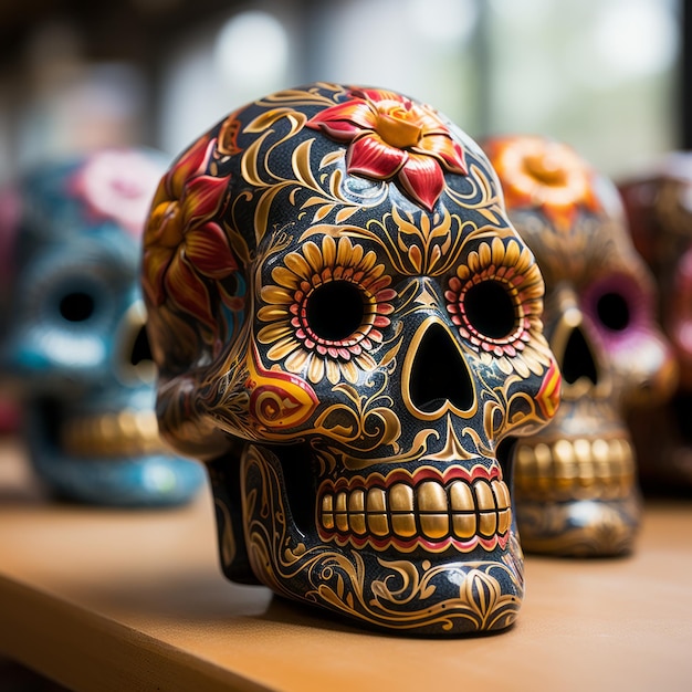 Day of the Dead Mexican Skull Photos