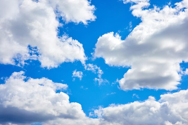 Daytime blue sky with white clouds