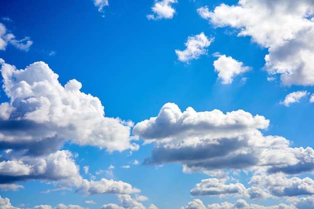 Daytime blue sky with white clouds