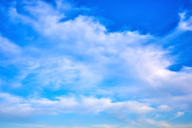 Daytime blue sky with white clouds