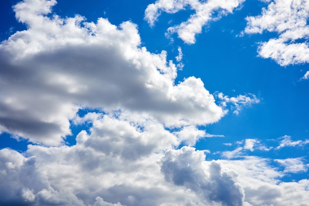 Daytime blue sky with white clouds