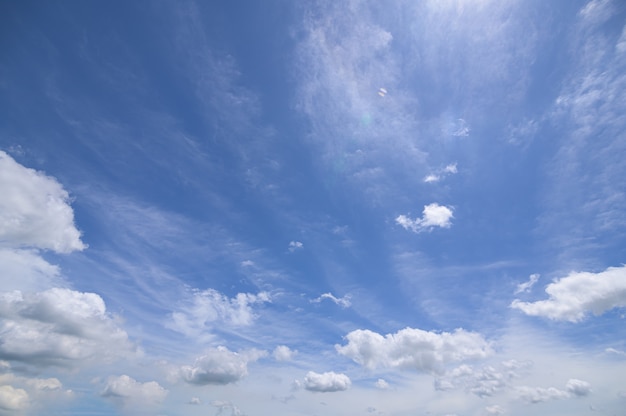 Daytime sky and clouds landscape