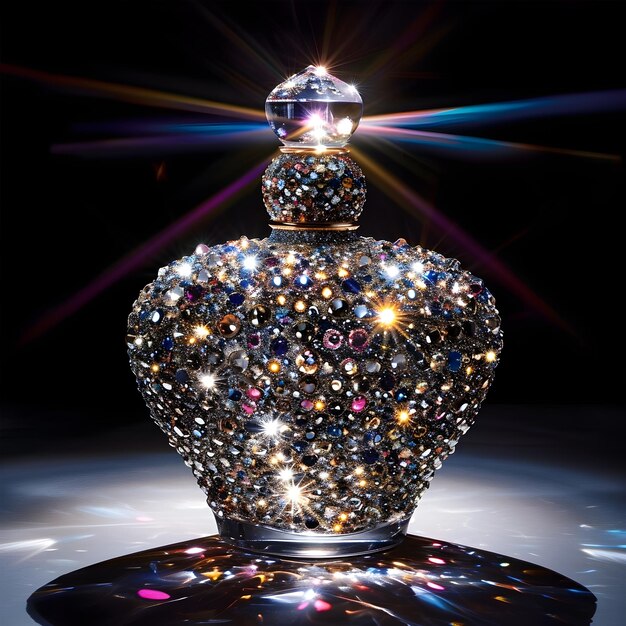 Dazzling Aura SwarovskiEncrusted Fragrance Vessel Glows with Brilliance